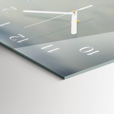 Vertical wall clock Orchid