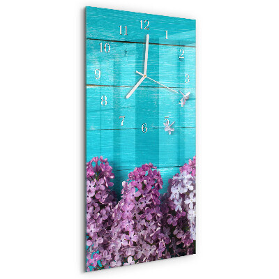 Vertical wall clock Tree