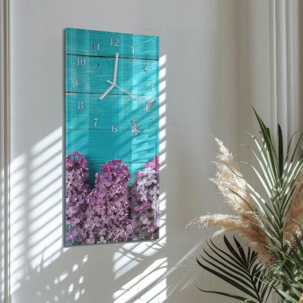 Vertical wall clock Tree