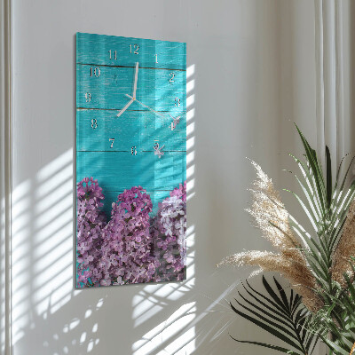 Vertical wall clock Tree