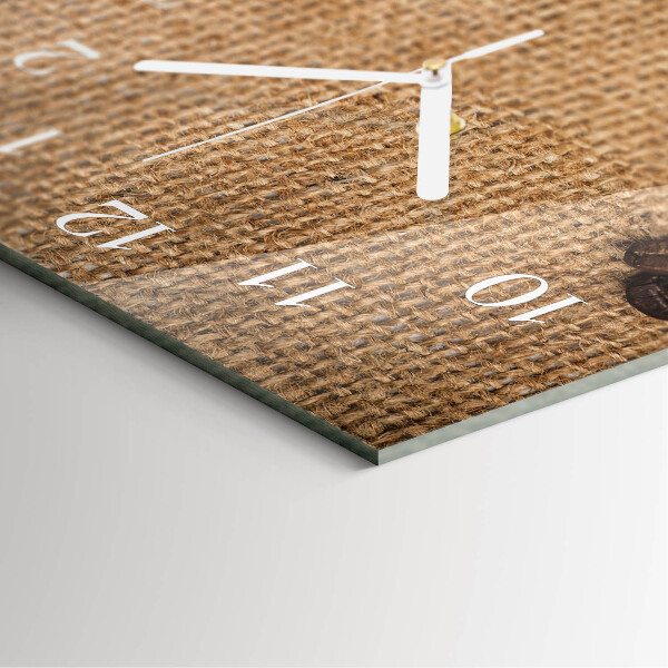 Vertical wall clock Coffee Beans