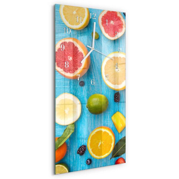 Vertical wall clock Fruit