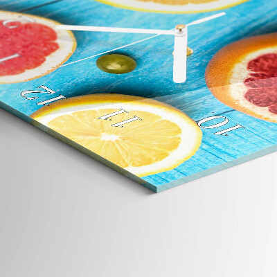 Vertical wall clock Fruit