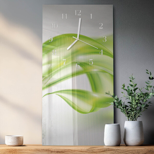 Vertical wall clock Abstract Lines