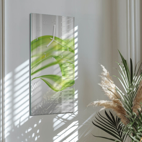 Vertical wall clock Abstract Lines
