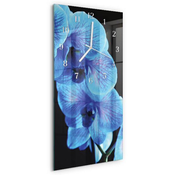 Vertical wall clock Flower