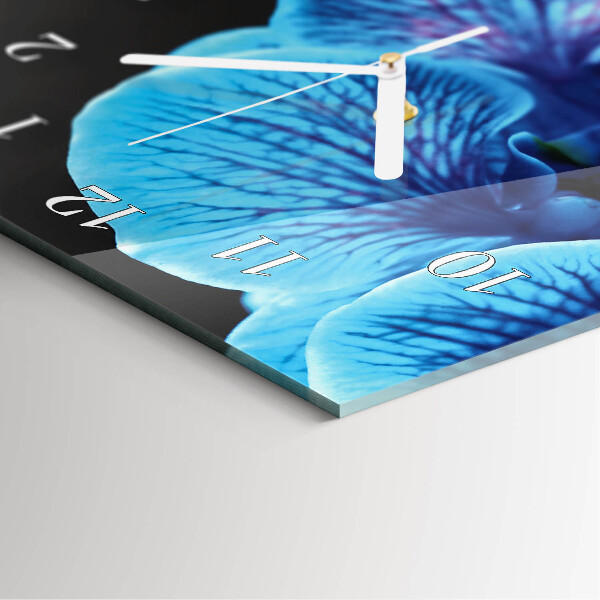 Vertical wall clock Flower