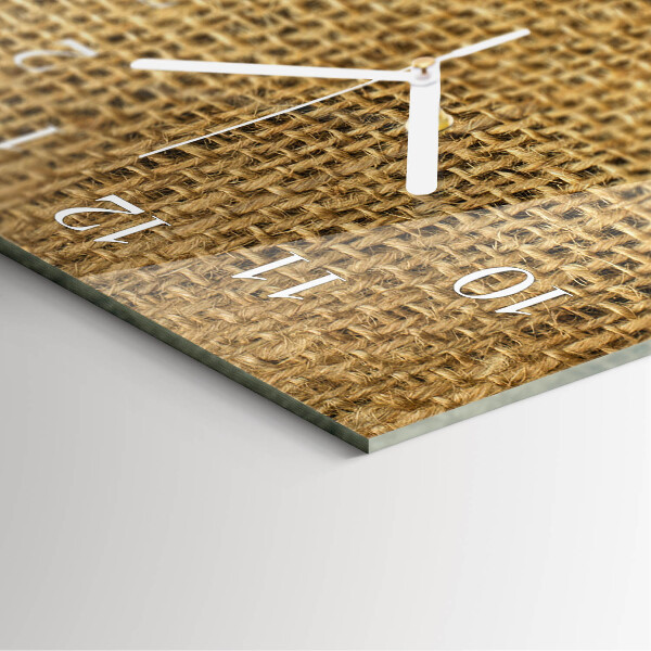 Vertical wall clock Textile Fabric