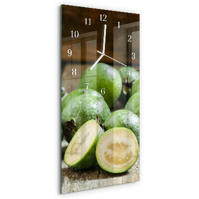Vertical wall clock Pomegranates
