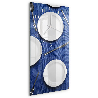 Vertical wall clock Plate