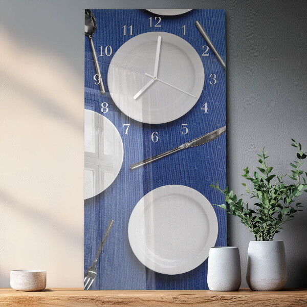 Vertical wall clock Plate