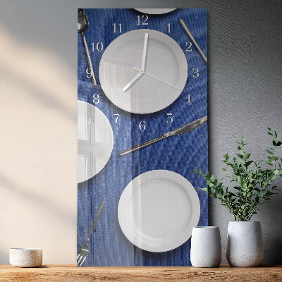 Vertical wall clock Plate
