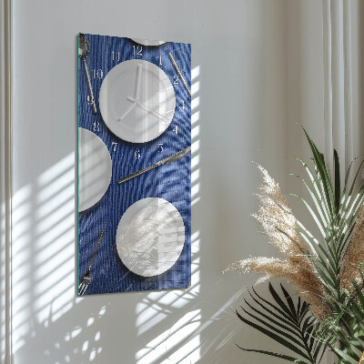 Vertical wall clock Plate