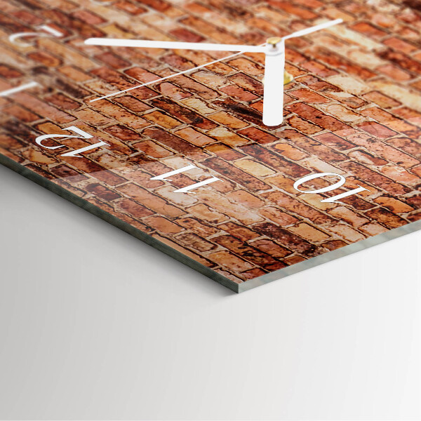 Vertical wall clock Brick Wall