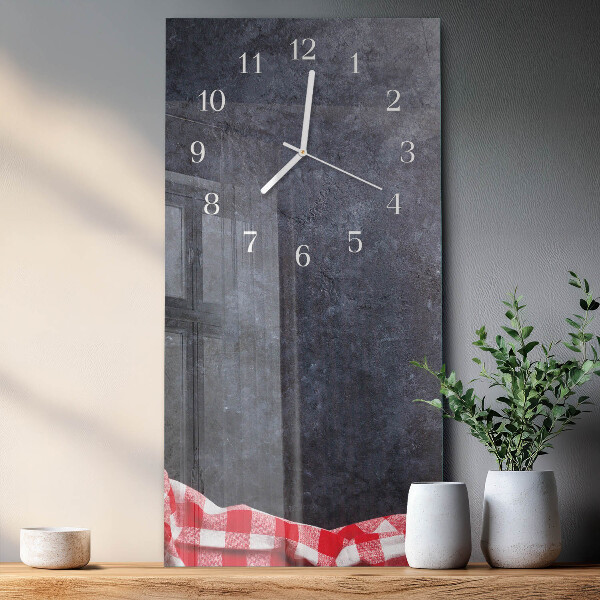 Vertical wall clock Marble Table