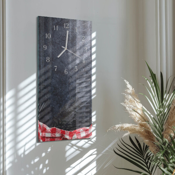 Vertical wall clock Marble Table