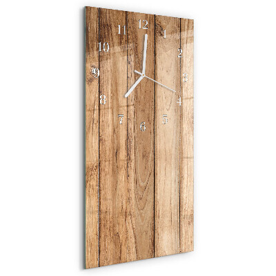 Vertical wall clock Wood