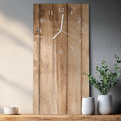 Vertical wall clock Wood