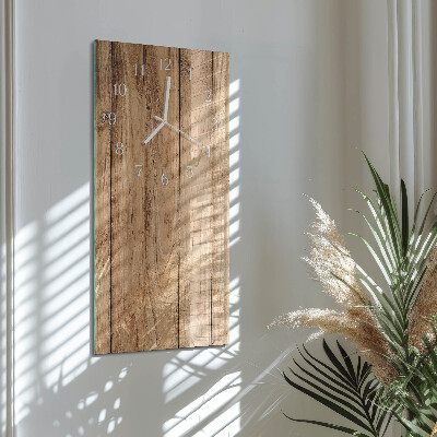 Vertical wall clock Wood