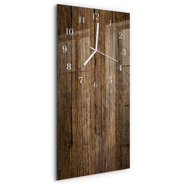 Vertical wall clock Wood