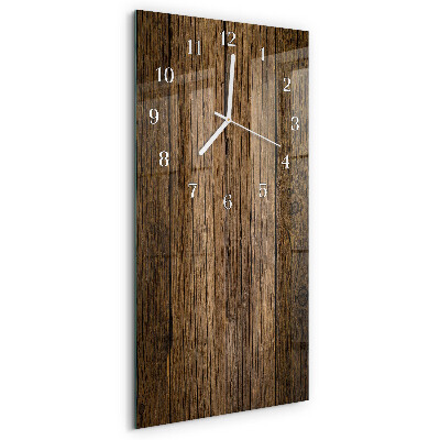 Vertical wall clock Wood
