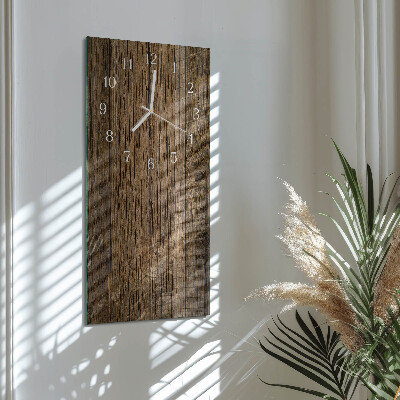 Vertical wall clock Wood