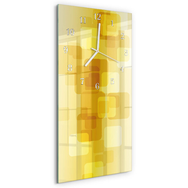 Vertical wall clock Golden Rectangles