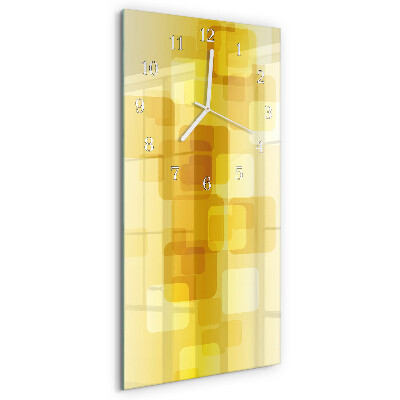 Vertical wall clock Golden Rectangles