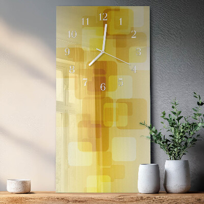 Vertical wall clock Golden Rectangles