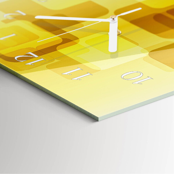 Vertical wall clock Golden Rectangles