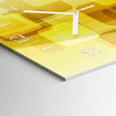 Vertical wall clock Golden Rectangles
