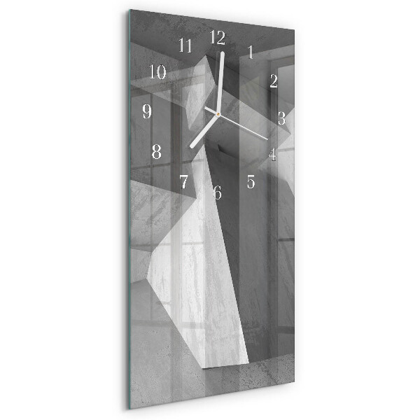 Vertical wall clock Marble
