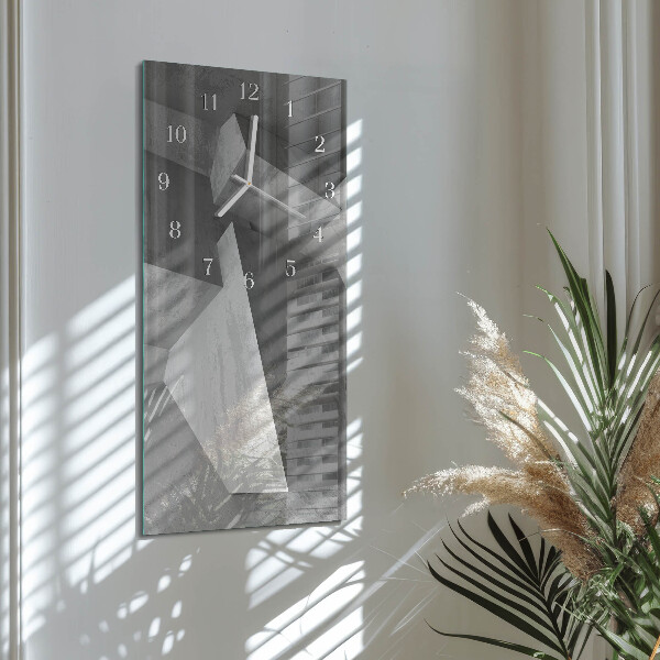 Vertical wall clock Marble