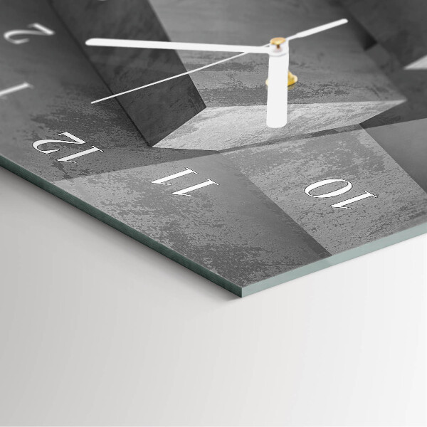 Vertical wall clock Marble