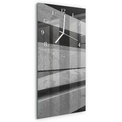 Vertical wall clock Stripes