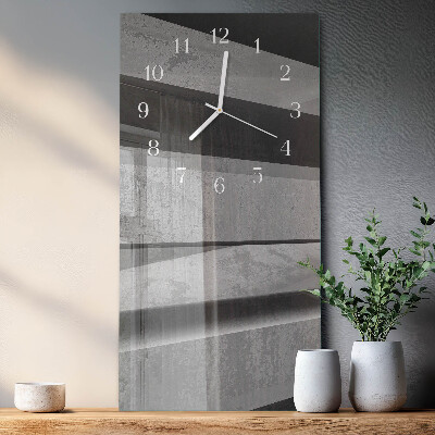 Vertical wall clock Stripes