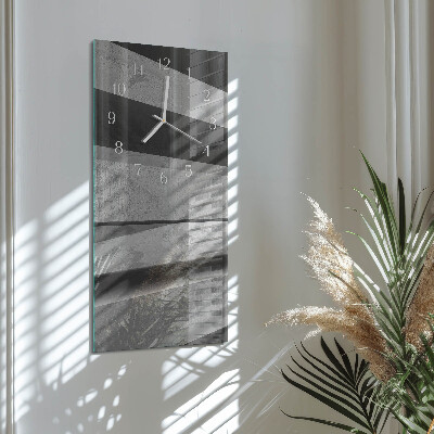 Vertical wall clock Stripes