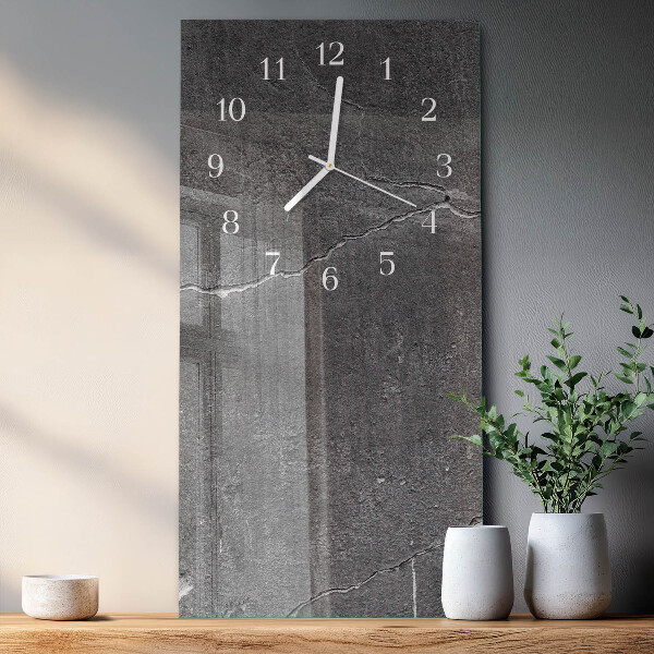 Vertical wall clock Stone Wall