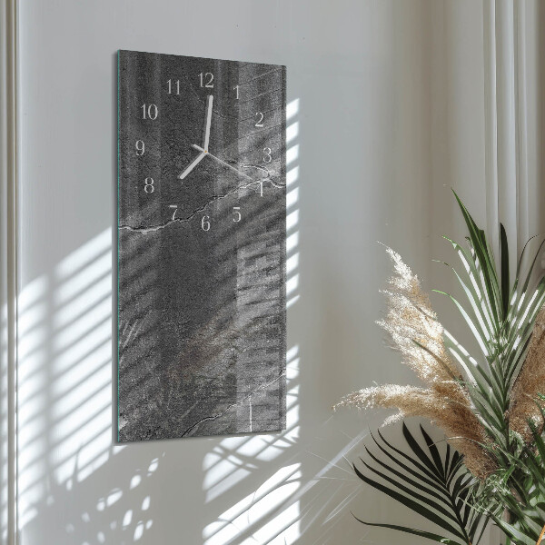Vertical wall clock Stone Wall