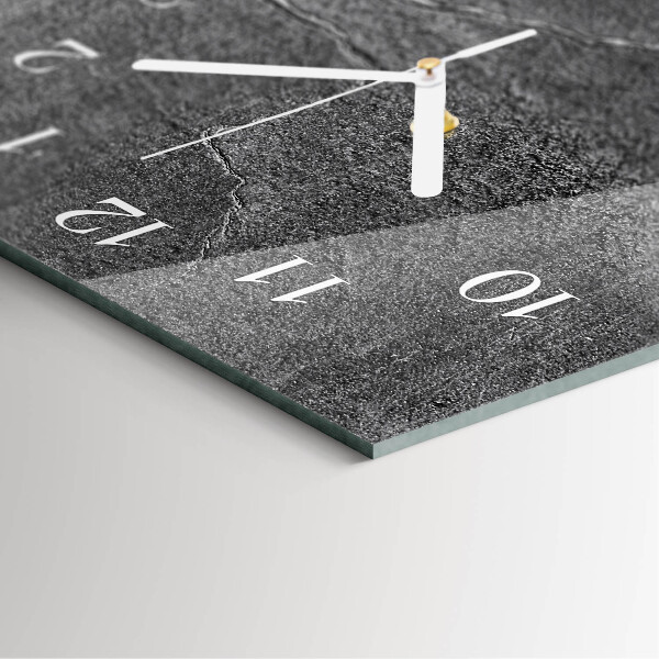 Vertical wall clock Stone Wall