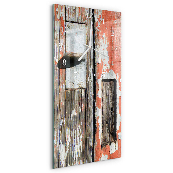 Vertical wall clock Wooden Doors