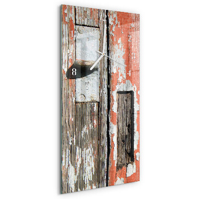 Vertical wall clock Wooden Doors