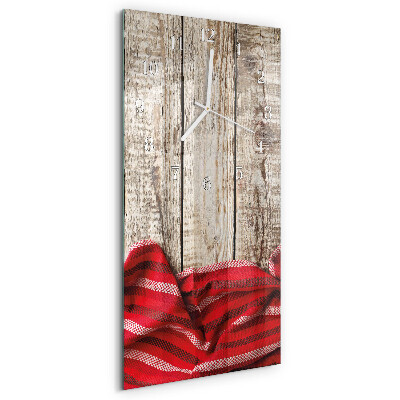 Vertical wall clock Tablecloth