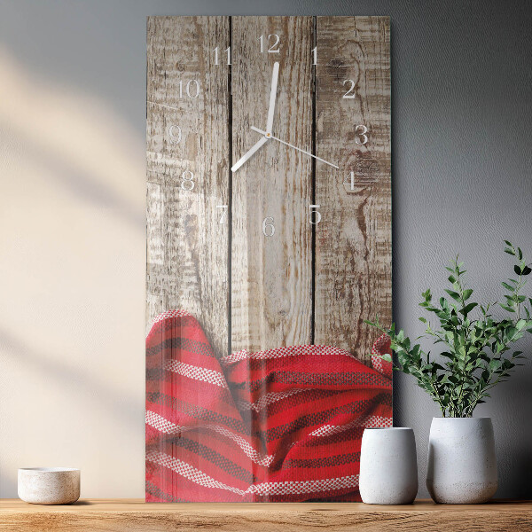 Vertical wall clock Tablecloth