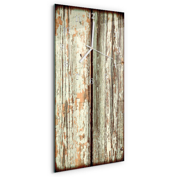 Vertical wall clock Wooden Wall