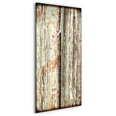 Vertical wall clock Wooden Wall