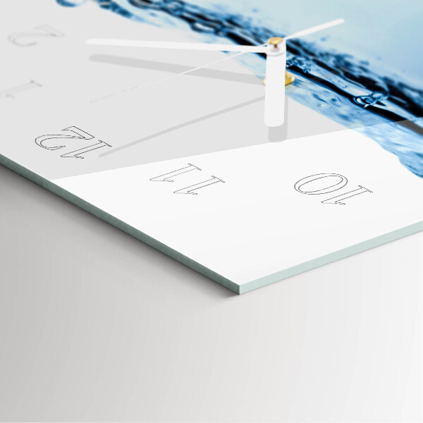 Vertical wall clock Water