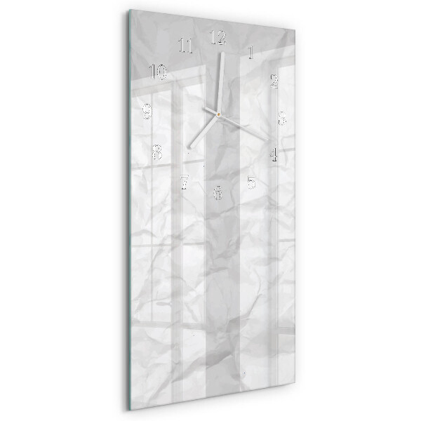 Vertical wall clock Paper