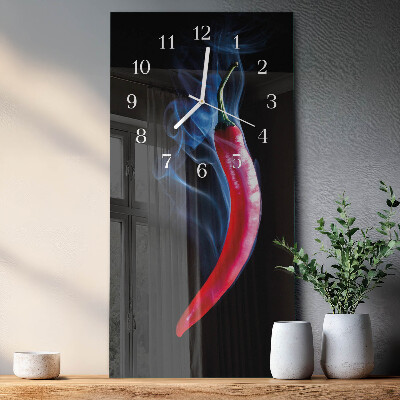 Vertical wall clock Pepper