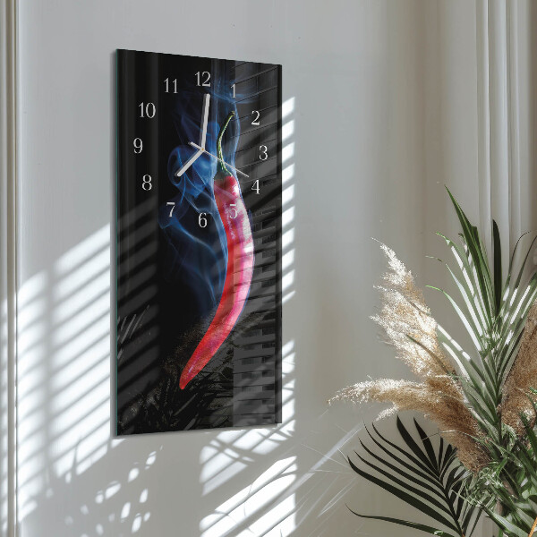 Vertical wall clock Pepper